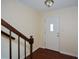 Bright entryway with hardwood floors and staircase at 1190 Ashborough Se Dr # C, Marietta, GA 30067