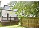 House backyard with deck and wooden fence at 531 Connally St, Atlanta, GA 30312