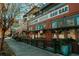 Six Feet Under Restaurant with outdoor seating and brick facade at 531 Connally St, Atlanta, GA 30312