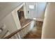 View from top of stairs showing entryway and hardwood floors at 531 Connally St, Atlanta, GA 30312