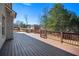 Large deck overlooking wooded backyard at 4361 River Vista Rd, Ellenwood, GA 30294