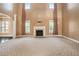 Spacious Gathering room with high ceilings and fireplace at 4361 River Vista Rd, Ellenwood, GA 30294