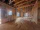 Spacious living room with wood framing and exposed beams at 85 Presley Farm Parkway, Rockmart, GA 30153