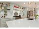 Stylish kitchen with white subway tile backsplash at 336 Cascade Nw Dr, Marietta, GA 30064