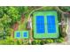 Aerial view showing tennis and pickleball courts at 3959 Saint Elisabeth Sq, Duluth, GA 30096