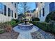 Charming courtyard with a central fountain, offering a tranquil atmosphere at 3959 Saint Elisabeth Sq, Duluth, GA 30096