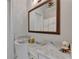 Elegant bathroom vanity with marble countertop at 3959 Saint Elisabeth Sq, Duluth, GA 30096