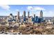 Aerial view of the Atlanta cityscape, showcasing a cluster of skyscrapers at 821 Ralph Mcgill Ne Blvd # 3216, Atlanta, GA 30306