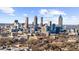 City skyline view featuring tall buildings set against a clear blue sky, showcasing the bustling urban landscape at 821 Ralph Mcgill Ne Blvd # 3216, Atlanta, GA 30306