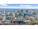 An aerial view of a cityscape showing a mix of residential and commercial buildings at 821 Ralph Mcgill Ne Blvd # 3216, Atlanta, GA 30306