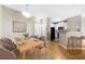 Dining area with wood table and view into kitchen at 821 Ralph Mcgill Ne Blvd # 3216, Atlanta, GA 30306