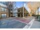 Parking garage exit with a brick-paved street at 821 Ralph Mcgill Ne Blvd # 3216, Atlanta, GA 30306