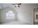 Large bedroom with vaulted ceiling, ceiling fan, and large window at 286 Heathridge Se Ln, Mableton, GA 30126