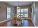 Bright breakfast nook with hardwood floors and view at 124 Sweetbriar Farm Rd, Woodstock, GA 30188