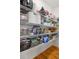 Well-organized pantry with ample shelving for storage at 1750 Derry Sw Ave, Atlanta, GA 30310