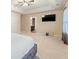 Large bedroom with a plush bed and ensuite bathroom access at 3720 Liverpool Way, Atlanta, GA 30331