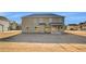 Large backyard with covered patio is ready for your personal touch at 501 Dolce Rd, Locust Grove, GA 30248