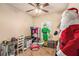 Playful bedroom featuring a desk and holiday decor at 100 Canyons Ct, Hampton, GA 30228