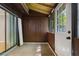 Screened porch with sliding glass door and exterior door at 729 Cedar Pointe Sw Ct, Marietta, GA 30008