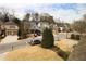 Aerial view of houses in a quiet residential neighborhood at 2455 Ellijay Ne Dr, Brookhaven, GA 30319