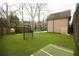 Artificial turf backyard with baseball and lacrosse goals at 2455 Ellijay Ne Dr, Brookhaven, GA 30319