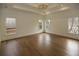 Spacious bedroom with hardwood floors and high ceilings at 2455 Ellijay Ne Dr, Brookhaven, GA 30319