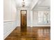 Inviting foyer with hardwood floors, decorative moldings, and natural light at 337 Ellis Preserve Sw Ln, Marietta, GA 30064