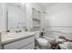 Bathroom includes a shower/tub combo and small vanity at 6715 Biscayne Blvd, Rex, GA 30273