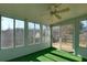 This is a sunroom with a view to the outside at 6715 Biscayne Blvd, Rex, GA 30273