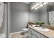 Clean bathroom, featuring a shower/tub combo at 955 Juniper Ne St # 4331, Atlanta, GA 30309