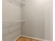 Walk-in closet with wire shelving for convenient storage at 955 Juniper Ne St # 4331, Atlanta, GA 30309