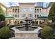 Community courtyard with fountain at 955 Juniper Ne St # 4331, Atlanta, GA 30309