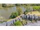 Aerial view of townhouses by the river at 1107 Riverbend Club Se Dr, Atlanta, GA 30339