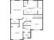 Upper floor with primary bedroom, two additional bedrooms, and two baths at 3905 Colonial Sw Trl, Lilburn, GA 30047