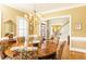 Formal dining room with view of the entryway at 63 Habersham Cove Nw Ln, Atlanta, GA 30305