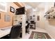 Spacious basement office with two desks and ample storage at 63 Habersham Cove Nw Ln, Atlanta, GA 30305