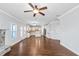 Open concept kitchen with island and stainless steel appliances at 149 Elkins Blvd, Locust Grove, GA 30248