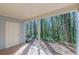 Peaceful patio with wooded backyard view at 41 Doranne Se Ct, Smyrna, GA 30080