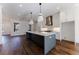 Bright and airy kitchen with a large island and modern appliances at 1072 Green St, Roswell, GA 30075