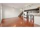 Modern kitchen with stainless steel appliances and granite countertops at 333 Nelson Sw St # 404, Atlanta, GA 30313