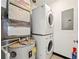 Stackable washer and dryer in dedicated laundry closet at 333 Nelson Sw St # 404, Atlanta, GA 30313