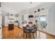 Spacious kitchen with breakfast nook, white cabinets and stunning view at 101 Barker Rd, Cumming, GA 30040