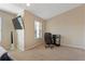 Main bedroom with home office and large window at 1246 Adcox Sq, Stone Mountain, GA 30088