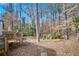 Spacious backyard with deck and fire pit at 4290 Valley Trail Se Dr, Atlanta, GA 30339