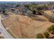 Aerial view showcasing large lot and surrounding landscape at 5422 Hill Sw Rd, Powder Springs, GA 30127