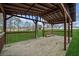 Large wooden gazebo offering scenic views at 5422 Hill Sw Rd, Powder Springs, GA 30127