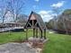 Picturesque gazebo overlooking the serene waters, perfect for relaxation and outdoor enjoyment at 5422 Hill Sw Rd, Powder Springs, GA 30127