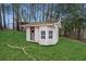 Small outdoor shed with windows and door at 5422 Hill Sw Rd, Powder Springs, GA 30127