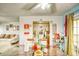 Dining area with kitchen partially visible at 981 Meadowbrook Nw Ln, Conyers, GA 30012
