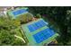 Aerial view of community tennis courts at 1130 Edgewater Dr, Atlanta, GA 30328